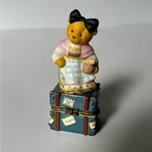 Cherished Teddies France Trinket Box – 1998 Enesco P. Hillman